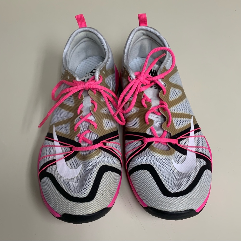 Nike Free Cross Complete Running Shoes, #749421-003, Grey Pink, Womens Size 7.5 - Picture 6 of 16